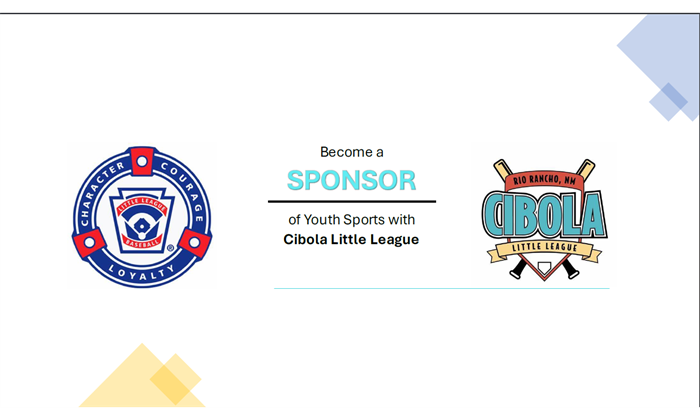 Cibola Little League Sponsor